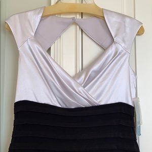 Black and light silver party dress!